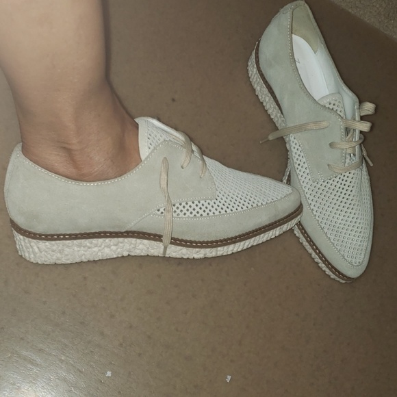 Zara Shoes - Eden brand suede creeper type shoes NWOT